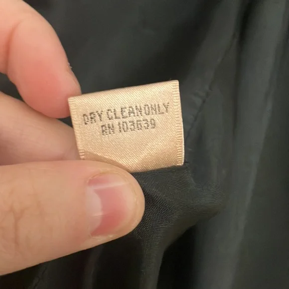 Vintage Trousers Etc New York Black Zip-up Jacket Size 6 - Picture 4 of 8